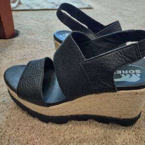 Sorel Joanie II Platform Wedge Sandal 8.5 like new